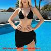 Classic Nylon Bikini Set For Women With Pure Color Design For Swimming And Water Sports