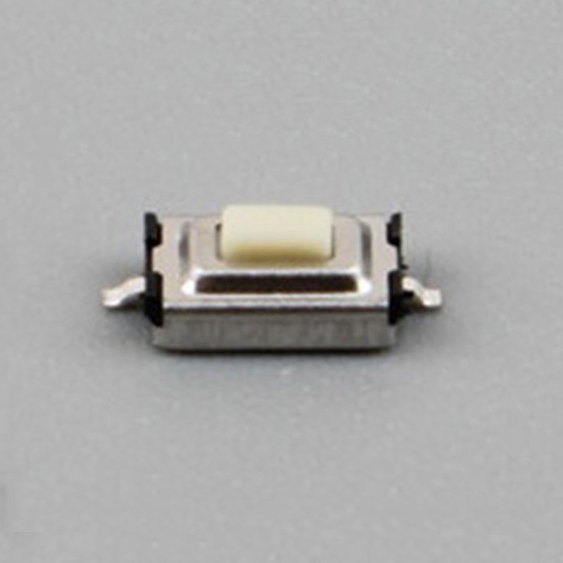 100Pcs Patch Direct Insertion Horizontal-Type 2 Feet Touch Key Microswitch Copper 2 Foot Side Press Button Switch 3*6*2.5Mm