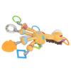 Baby Comfort Toy Giraffe Hanging Toy Colorful Plush Animal Pendant for Newborn Stroller Bed