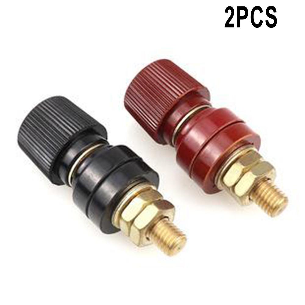 2PCS 100A Power Clip Terminals M6/M8/M10 Winding Screw M6M8M10 Lithium Battery Welding Power Clip Terminal Connector Accessories