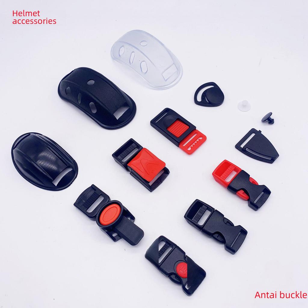 Electric Vehicle Motorcycle Helmet Chin Support & Safety Buckle Clip