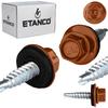Farmer Screws GTO2 Z14 4.8x20mm RAL 8004