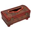 Retro Tissuebox Holz Schön Dekorative Handtuch Servietten Aufbewahrungsbox für Massagesalon