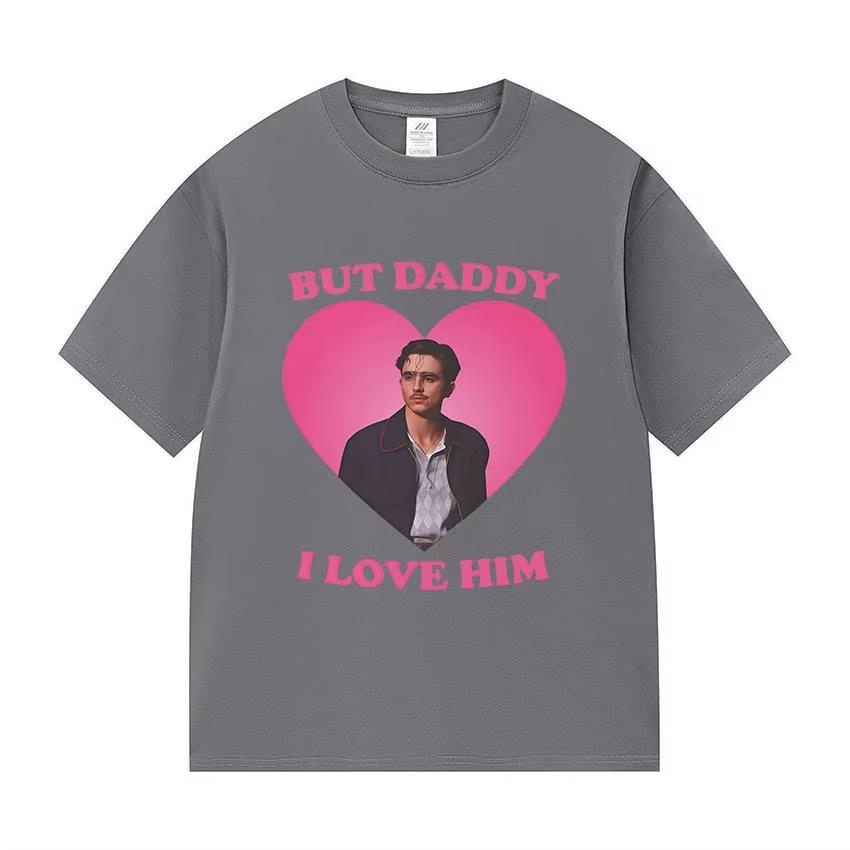 Ti Amo Lui Timothée Chalamet Magliette Grafiche Unisex Vintage Alta Qualità Moda T-shirt Abbigliamento Estivo Cotone Oversize T-shirt