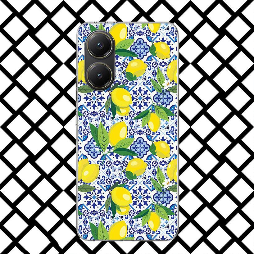 Mediterranean Lemon Phone Case for Xiaomi Poco F7 Ultra X7 X6 X5 Pro X4 Gt M8 M7 Redmi 15 15C 13 13C 12 12C Soft Cover Fundas Po