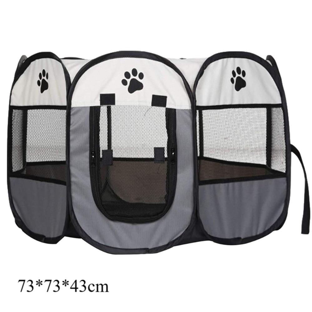Foldable Pet Playpen Portable Pet Exercise Pen Pet House  Indoor Outdoor Travel Camping Use