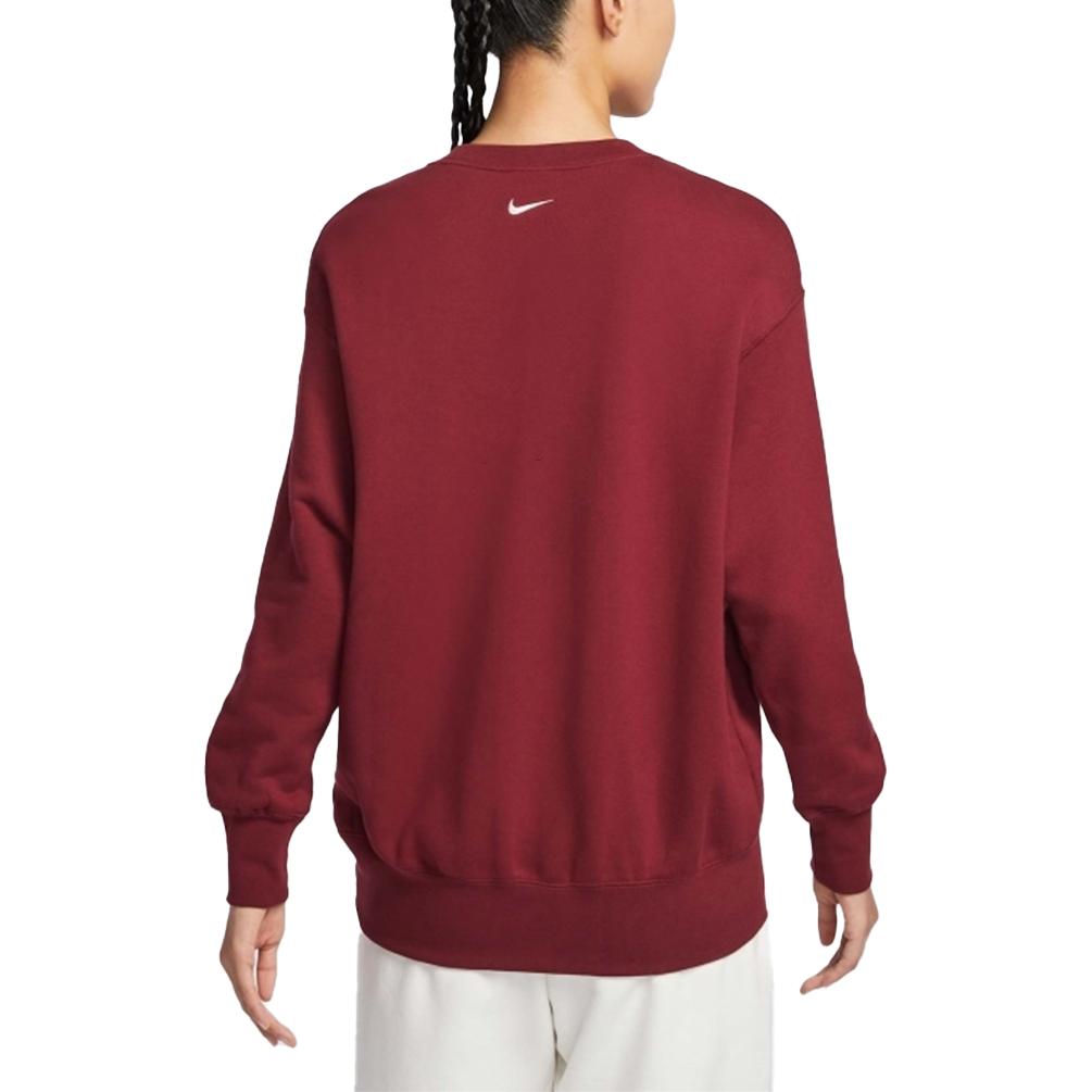 New Nike Sportswear T Shirt Women's Dark Red HV8462-677