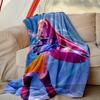 Kpop Demon Hunters Pattern Blanket, Cozy Blanket for All-Season Comfort On Sofas, Beds, Office, Car, Camping and Travel
