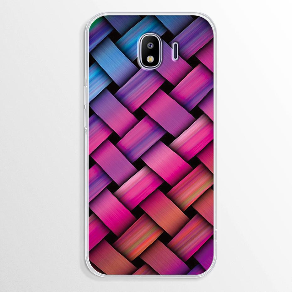 Marble Case For Samsung Galaxy J4 2018 Case J400 J400F Soft TPU Cover For Samsung Galaxy J4 Plus J 4 J4+ Case J415F Fundas Cover