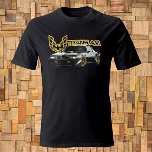 Pontiac Firebird Trans Am Logo Men s Black T-shirt XL