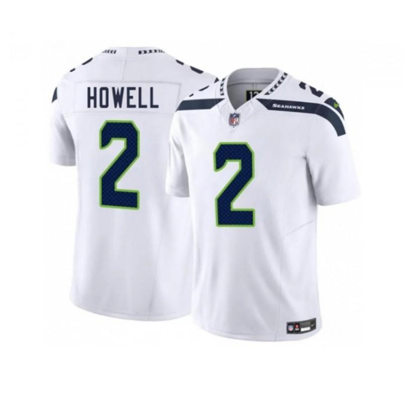 Mens Seattle Seahawks NFL Football Jersey Hoodie - Kupp 14 Darnold 2 Howell 10 Loose Fit Embroidered 2025