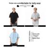 :CHOCOOLATE Men's Hooded Plaid Color-Block Short-Sleeve T-Shirt