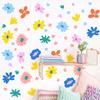 Cartoon Flower Wall Stickers Self Adhesive Kids Room Kindergarten Wall Decor Decals