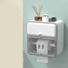 Waterproof  Tissue Box Toilet Wall-mounted Paper-pulling Creative Waterproof Shelf Paper Roller