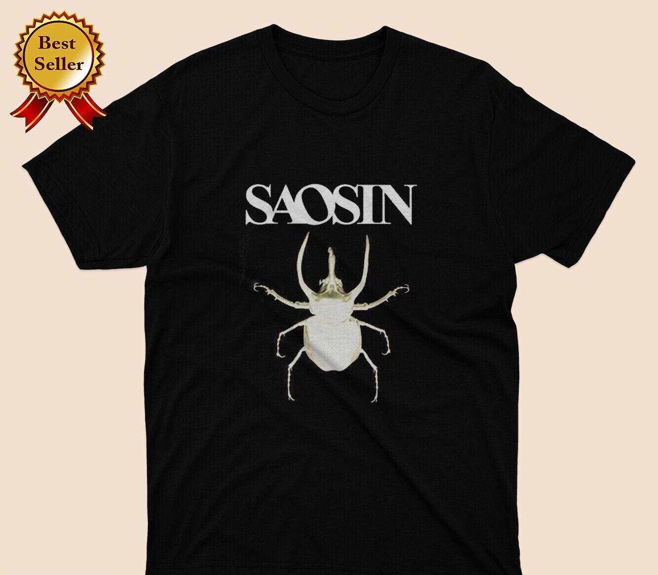 Saosin Rock Music American Band Cotton Black All Size Unisex Tee Shirt MM431 S