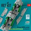 Reskit Mirage 2000N Cockpit with 3D Interior Decals Plastic Model Kit Parts 1/48 (for Kinetic) RSKU48-0375 (Airplane)