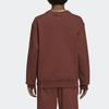 Adidas Originals Trefoil x Pharrell Williams Collab Solid Crewneck Sweatshirt Men Sweatshirt Deep-Earth-Brown H58312