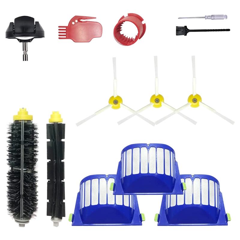 

Roller Brush Filters Replacement Accessory Part Kit For Irobot Roomba 600 Series 610 620 650 675 677 692 671 694 691