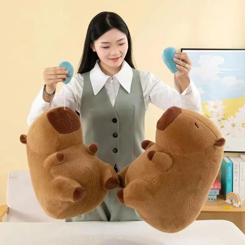 4pcs Big Snot Bubble Kapibala Stretch Snot Capybara Capybara Doll Cute Doll Plush Doll Toy Ragdoll Birthday Gift