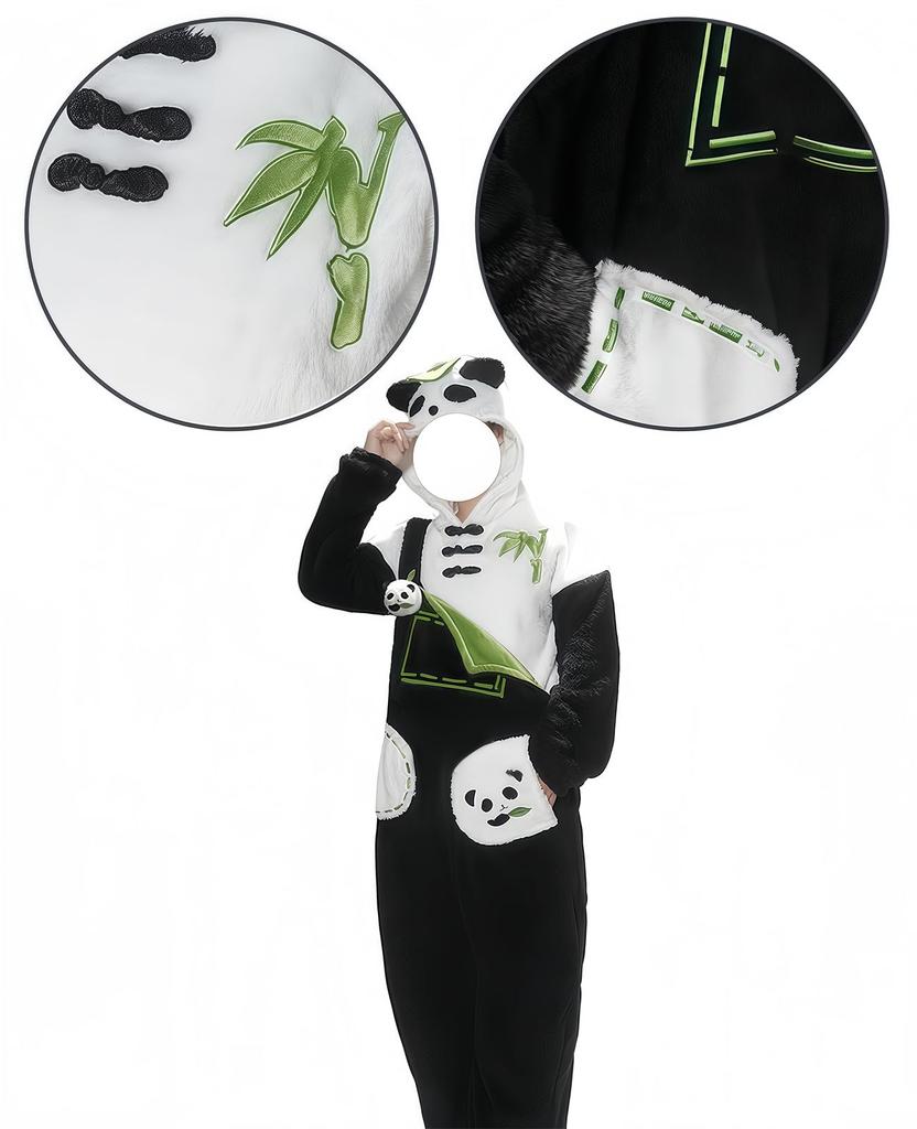 Koi to Miku Cosplay Protagonist Koi Miku Panda Pajama Popular Game Costume [NOKIJP] Costume, Seiya, Homura, Shin, Mahiru, Cosplay, Set, Loungewear,