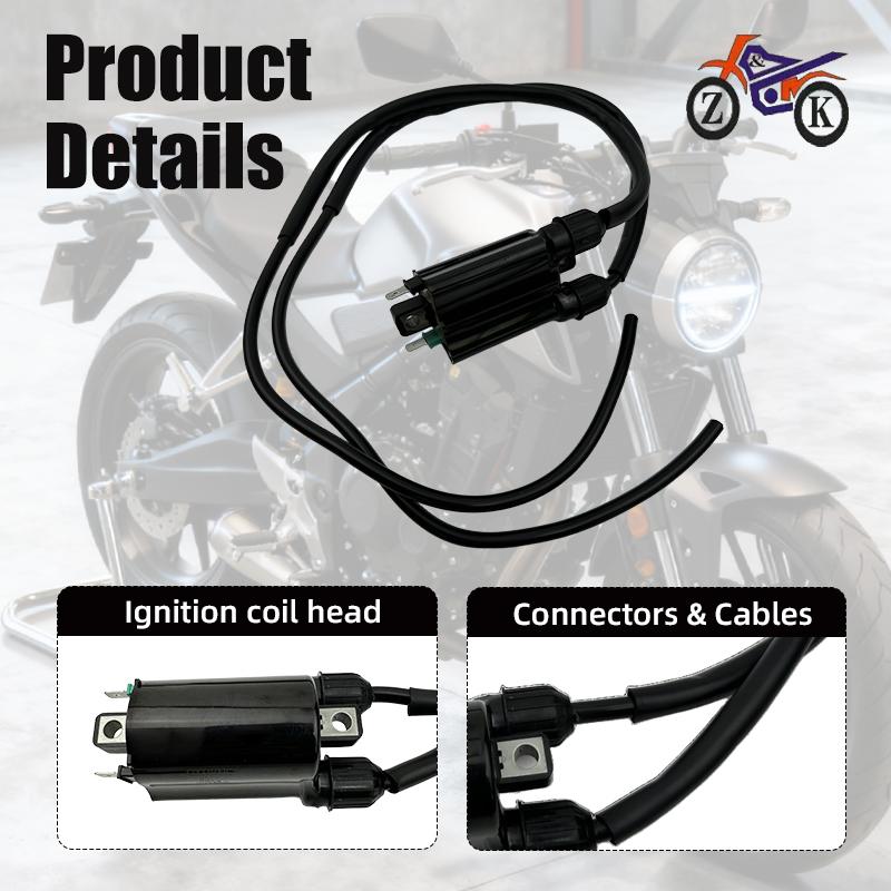 1 Stück Motorrad-Zündspule für Honda VFR400 CBR600 CB1300 CBR900rr VT400 VT600 ZX-9 ZZR1100 Zündteile 30510-KT7-023