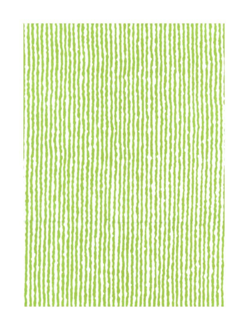 

Tenugui Hand Made in with a Wobble Stripe Pattern Niwa-zome (Japanese Towel) - Chū-dyed, 100% Cotton, Japan,