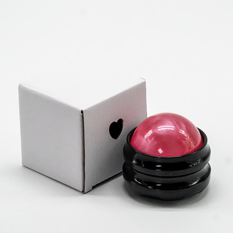 

Manual Massage Roller Ball Waist Hip Relaxer Muscle Relaxation Massage Ball Stress Release Body Pain Relief Therapy Foot Back рожевий червоний колір