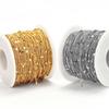 10meters/2meters Stainless Steel Sequins Chain for Jewelry Making Findings DIY Gold Color Bracelets Necklace Chain Accessories