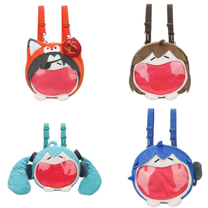 Stock Hatsune Miku Bemoe Uwa Luka Kaito Meiko Vocaloid Cantante Virtuale Figura Anime Cartone Animato Bambola Cartone Animato Borsa a Spalla Regalo