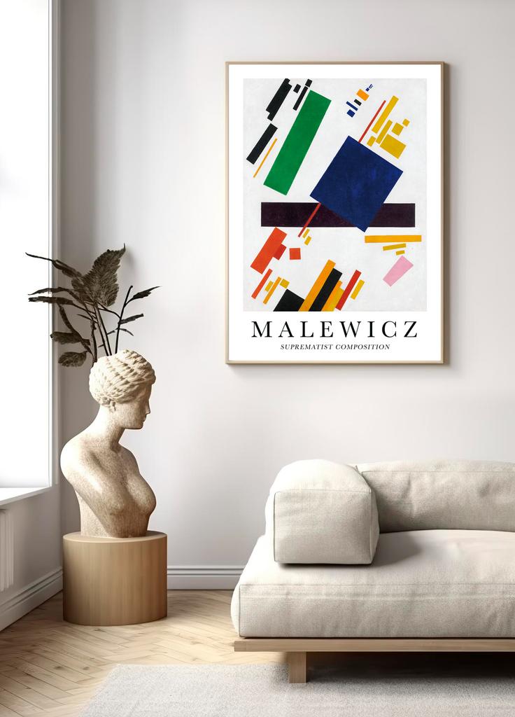 Poster Malevich Abstraction Painting