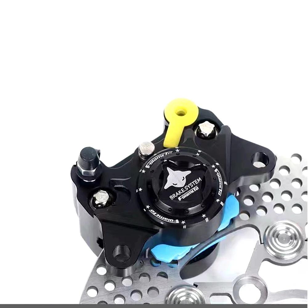 Universal Motorcycle Crab Brake Caliper 84mm Mount 2-Piston