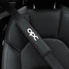 For Opel OPC Astra H G J Insignia Mokka Zaf 1pc Cowhide Car Interior Seat Belt Protector Cover for Opel OPC Car Auto Accessories Cxx5