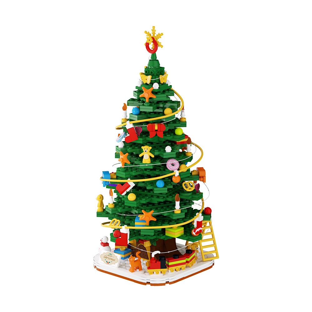 Gobricks MOC Christmas Theme Bricks Toy Christmas Winter Snowhouse Building Blocks Christmas Tree Blocks Xmas Gifts