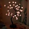 Artificial Cherry Blossom Tree Lights 36 Light Cherry Flower Tree Touch Switch 2 Light Modes Aesthet