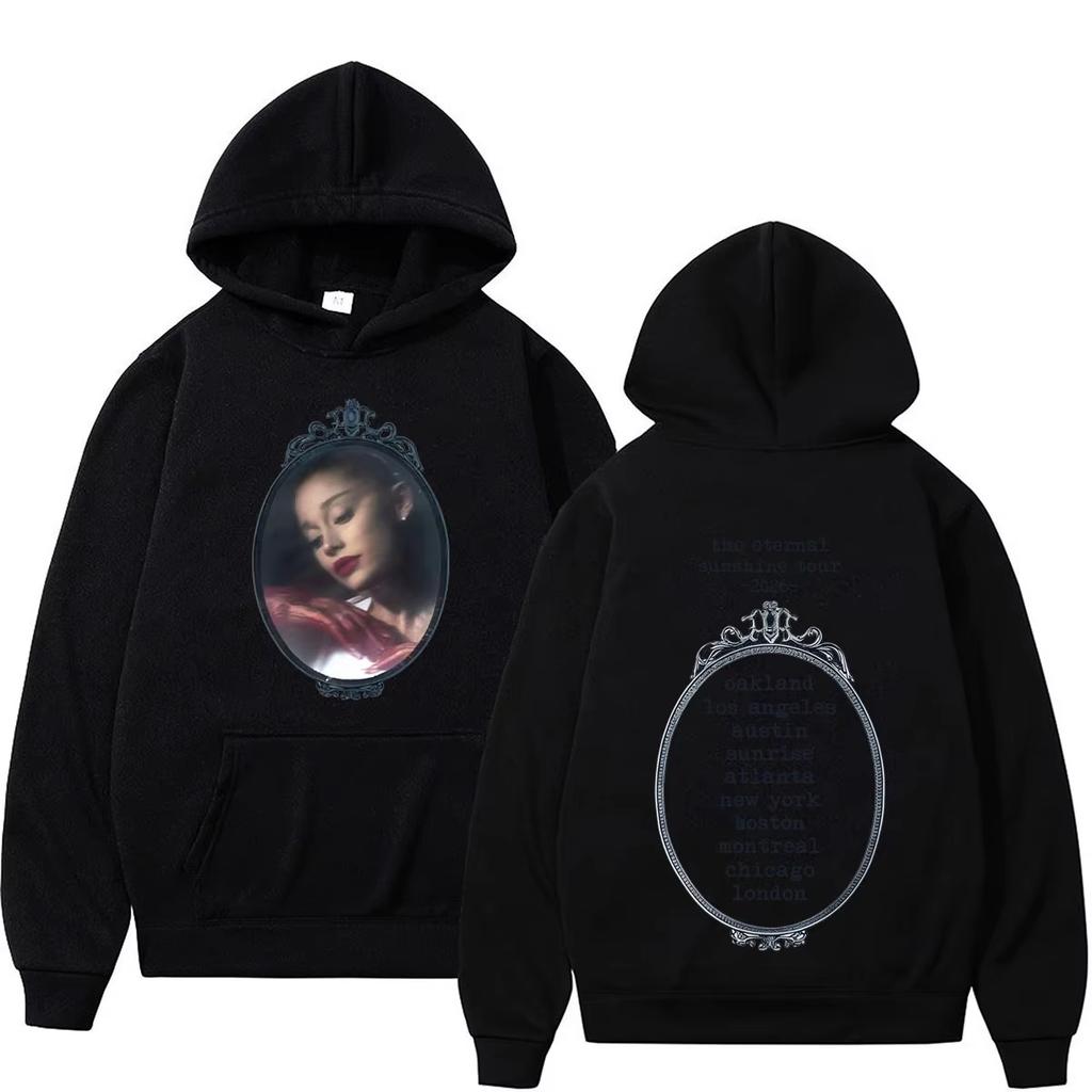 Ariana Grande The Eternal Sunshine Tour 2026 Print Hoodies Men Women Vintage Pullover Autumn and Winter Vintage Printed Sweatshirt