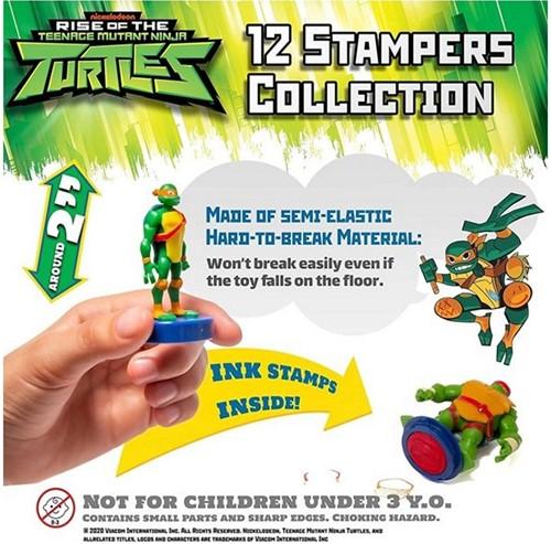 Nickelodion tmn turtles stamps mix 1pack 6cm