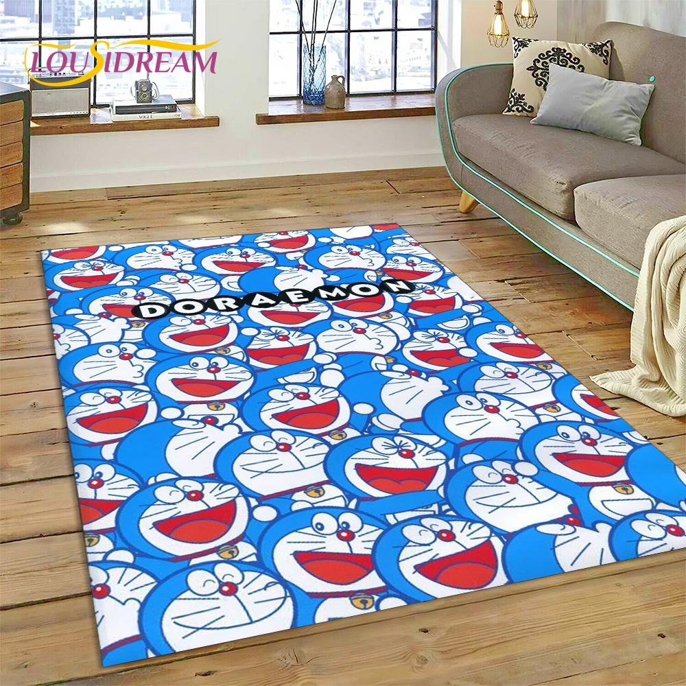 3D Cartoon Dream D-Doraemon Anime Rug Carpet for Living Room Bedroom Home Decor,Floor Mat Non-slip Decoration for Sofa Doormat