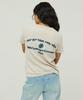 MAGOODGAN Lydia 3620 Waffle Chain Embroidery Stone T-Shirt