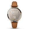 Garmin Lily 2 Classic Коричневий Золотий Сумісний Акумуляторний Роз'єм для та LINE та Вагітність Японська Шкіра/Кремовий [Модель Suica/5-Днівний Термін Роботи/Сон