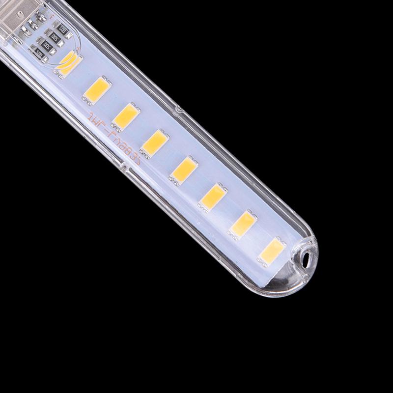 Mini Led Portable 5V 8 Led Usb Lighting Computer Mobile Power Lamp Night Light