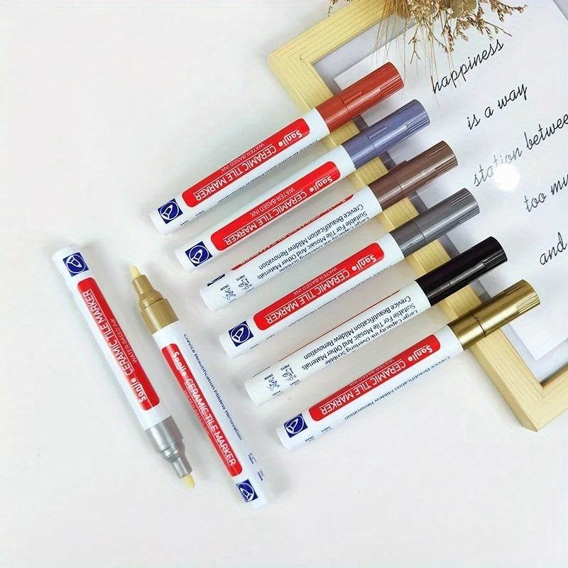 Keramikfliese Badezimmer Wand Bodenfliese Fugenfarbe Reparatur Anti-Schimmel Wasserdicht Whiteboard Farbe Reparatur Stift