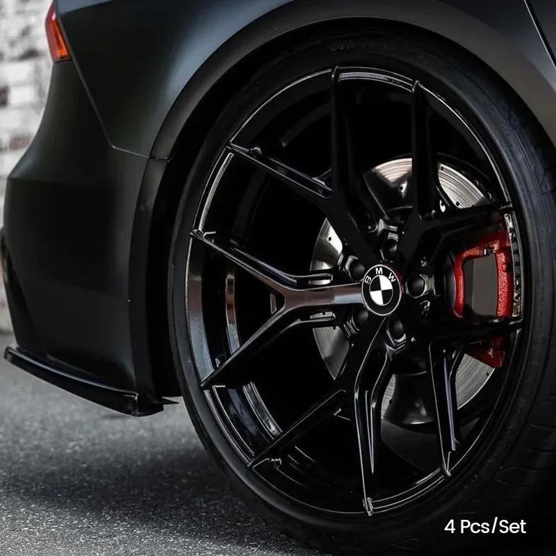 1/4pcs Lot 56mm Wheel Hub Cap Emblem Sticker Car Decoration For BMW Performance F25 F26 F15 F16 E90 E91 E92 E60 E84 G22 X3 X5 X6