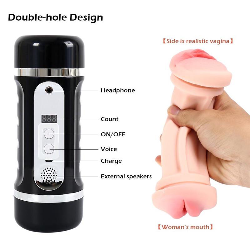 With An Audio Function Male Fully AUTOMATIC Masturbator Electric Masturbators SEX TOYS FOR MEN