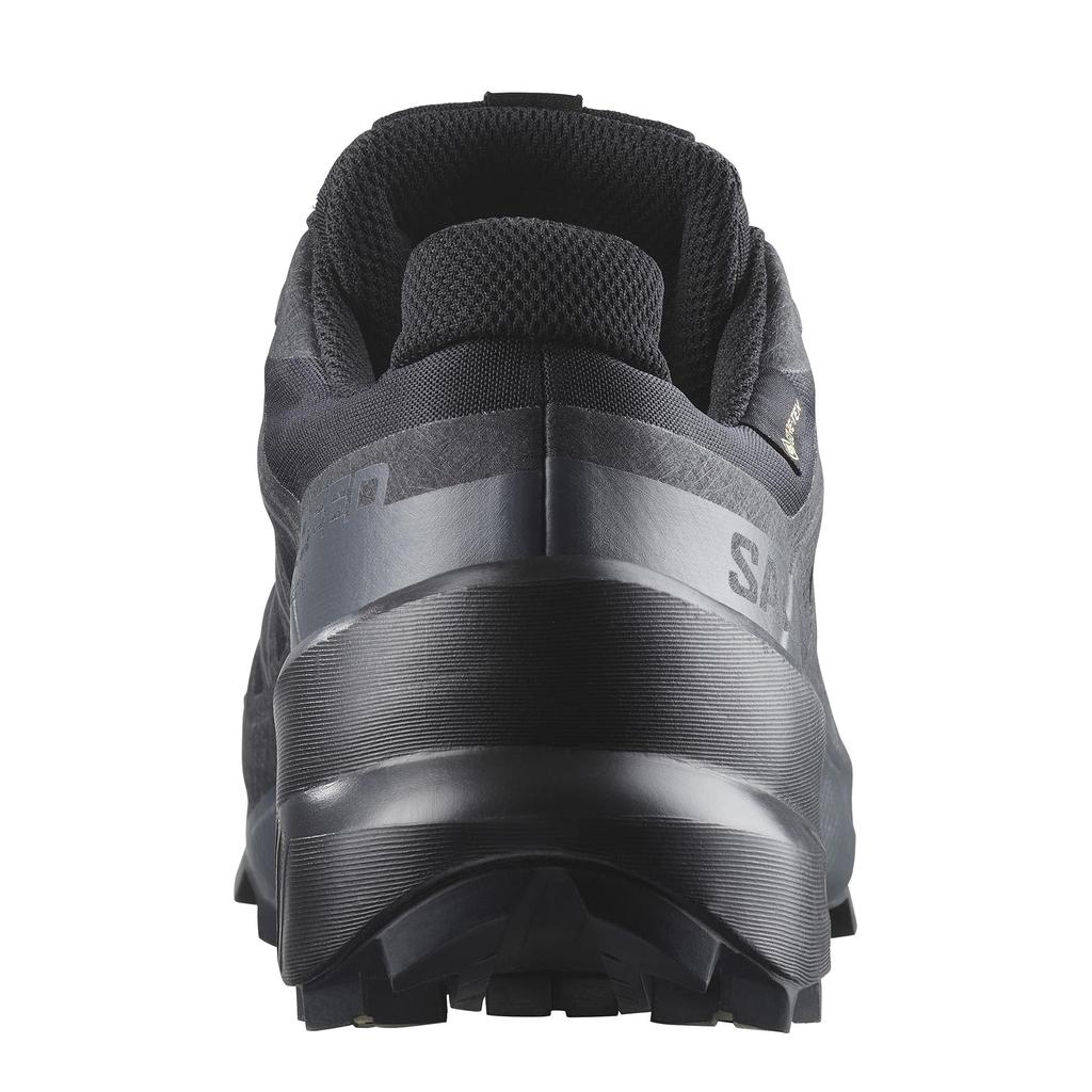 Salomon SPEEDCROSS Trailrunning-Schuhe für Damen, GORE-TEX, Schwarz/Schwarz/Phantom, 23,5 cm