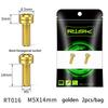 2Pcs M5 X 14Mm Titanium Bolts Brake Lever Screw For Bicycle Derailleur Thumb Shift Variable Speed Screws Cycling Parts