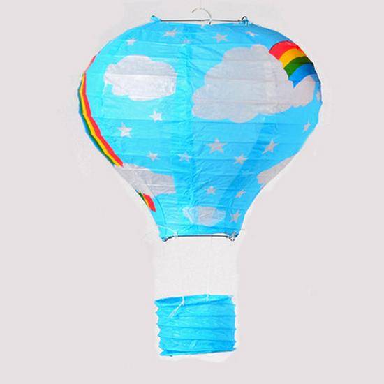 Children's Cartoon Hot Air Balloon Paper Lantern for Weddings and Kindergarten Decorations
