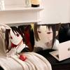 1pc Cute Kaguya Shinomiya Pillow Case Fashion Square Pillowcase Bedroom Sofa Room Ins Decoration Leisure