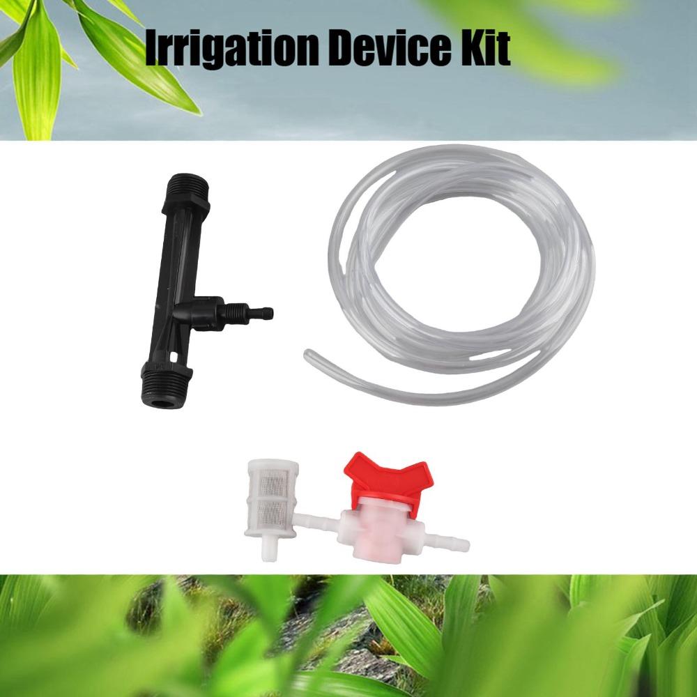 2 Sets G3/4 Thread Fertilizer Injector Easy To Install 2 Meters Venturi Fertilizer Injector Kit with Switch with Filter