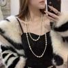 1PC Trendy Vintage  Imitation Pearl Multi Layered Pearl Bead Necklace for Women Sweet Elegant Party Jewelry Wedding Gift