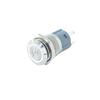 12mm 16mm 19mm 22mm metal push button on off switch self reset power lock LED light Waterproof Flat circular button 3-220v ip65